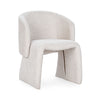 Halstead - Upholstered Dining Chair, alternate view 2 with leather upholstery
