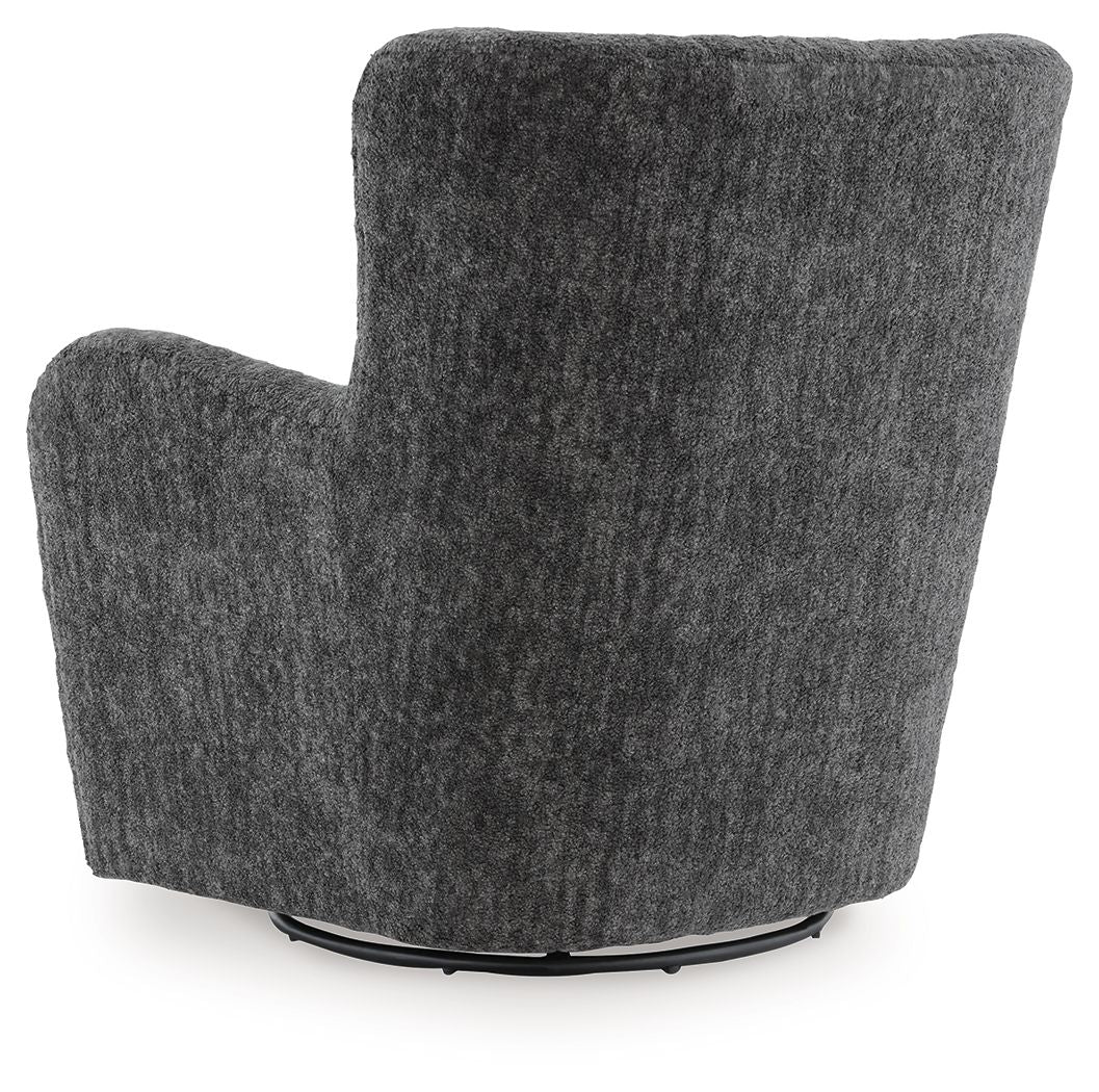 Rowenburg - Swivel Glider Accent Chair, alternate view 12