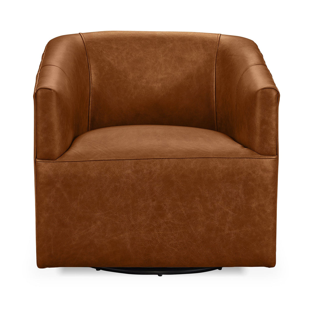 Vernon - Swivel Chair, alternate view 31 with top-grain leather