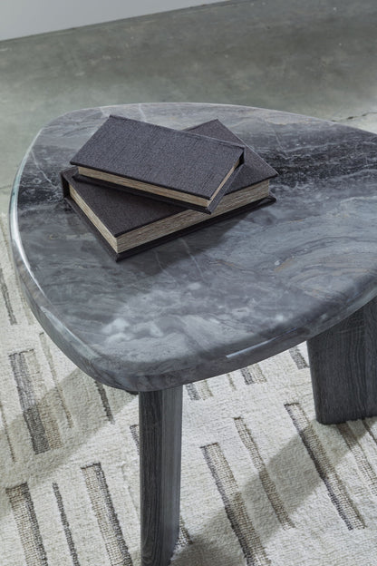 Bluebond - Occasional Table Set (Set of 3) - Gray, alternate view 8 with wood construction