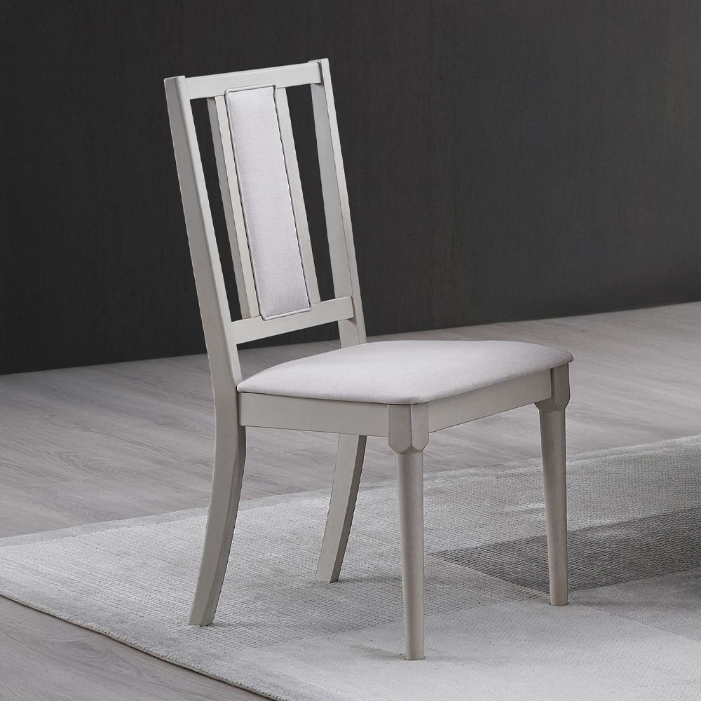Marta - Side Chair (Set of 2) - Beige Linen & Natural, alternate view 8