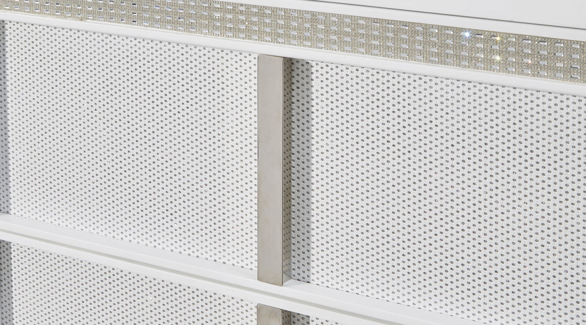 Chalanna - Dresser - White, alternate view 9 with solid wood