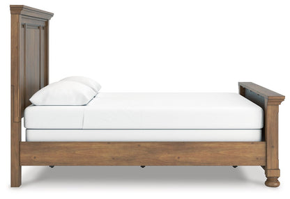 Feddinger - Panel Bed, alternate view 8 with wood construction