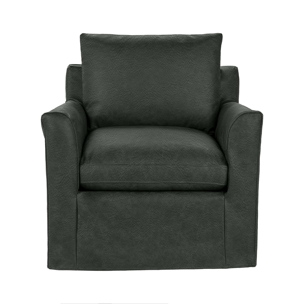 Cassiano - Swivel Chair, alternate view 30 with leather upholstery