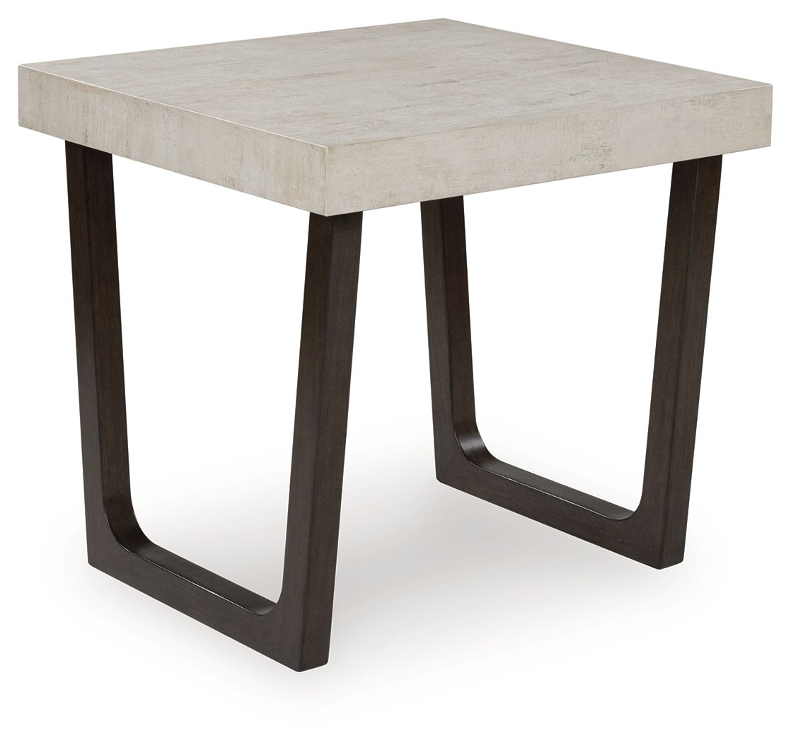 Westenfort - Occasional Table Set (Set of 2) - Espresso / Gray, alternate view 9 with wood construction