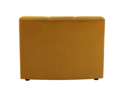 Felicia - Sectional Sofa, alternate view 8 with velvet upholstery