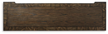 Maylee - Dresser - Dark Brown, alternate view 9 with wood construction