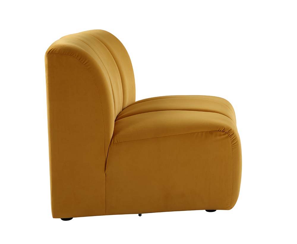 Felicia - Sectional Sofa, alternate view 9 with velvet upholstery