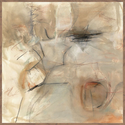 Ochre II - 48" x 48" Painting By Buddy Whitlock - Walnut, product view