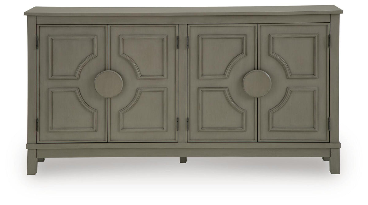 Darlock Accent Cabinet Warm Gray, gallery image 9