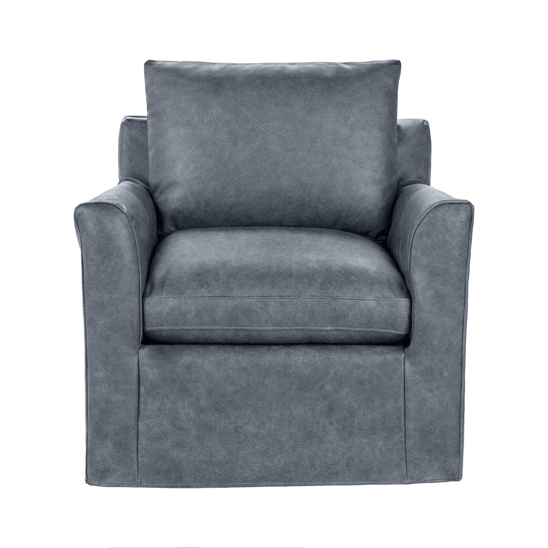Cassiano - Swivel Chair, alternate view 31 with leather upholstery