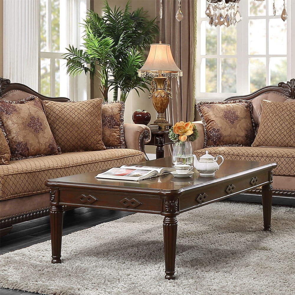 Chateau De Ville - Table, product view with wood construction