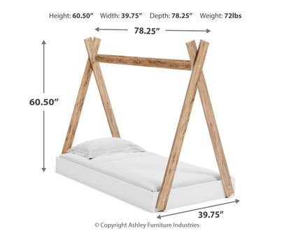 Piperton - Complete Bed In Box, alternate view 9 with wood construction