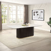 Clayten - Dining Table With Natural Marble Top