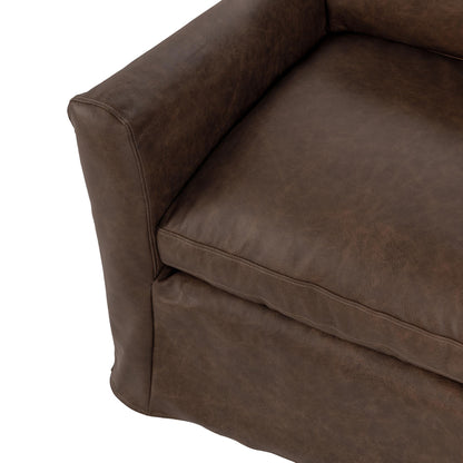 Cassiano - Swivel Chair, alternate view 55 with leather upholstery