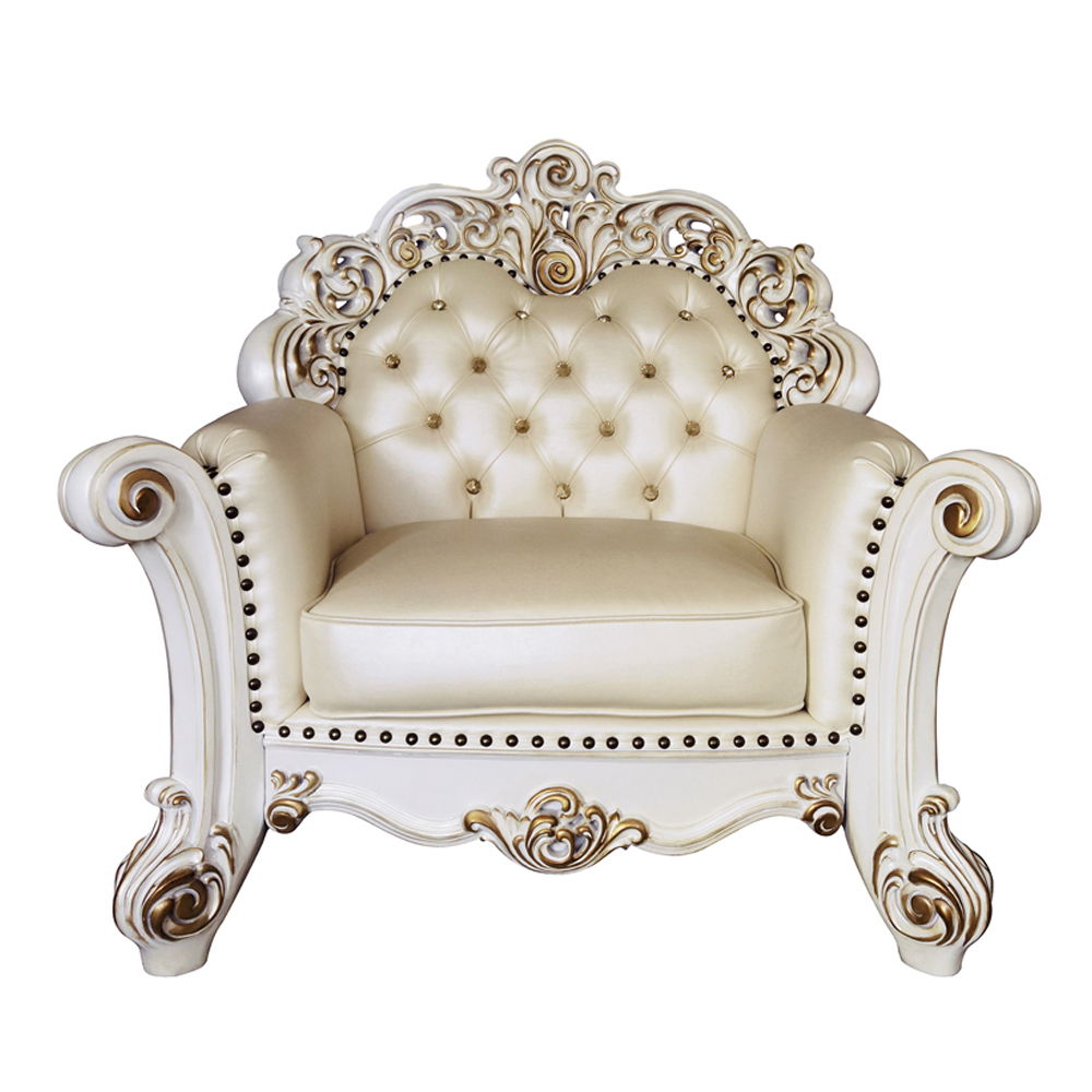 Vendome - Chair, alternate view 13 with leather upholstery