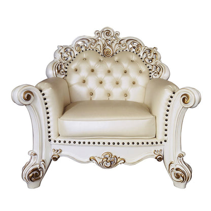 Vendome - Chair, alternate view 13 with leather upholstery