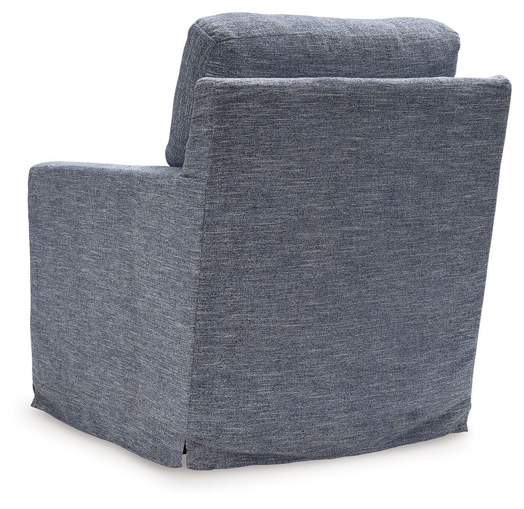 Nenana Next-Gen Nuvella - Swivel Glider Accent Chair, alternate view 12 with stone