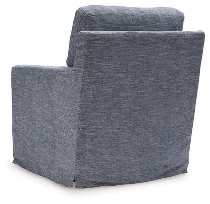 Nenana Next-Gen Nuvella - Swivel Glider Accent Chair, alternate view 12 with stone