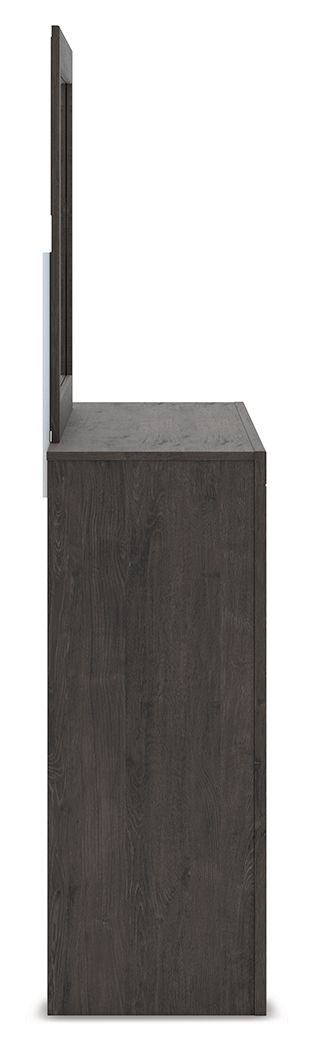 Fraluna - Dresser And Mirror - Charcoal - Signature Design by Ashley® - 7