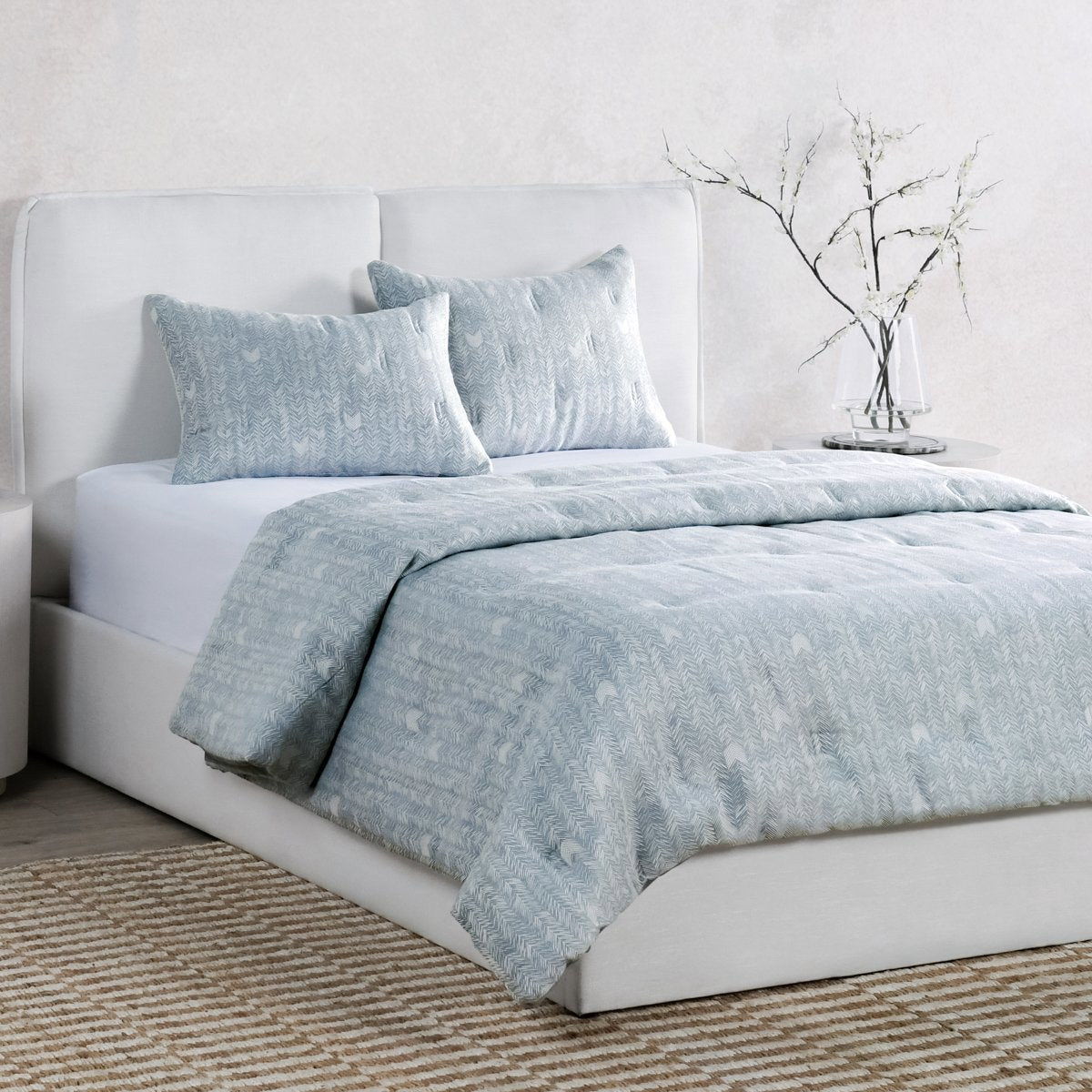 French Herringbone - 3 Piece Comforter Set - Villa - 8