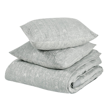 French Herringbone - 3 Piece Duvet Set - Villa - 4