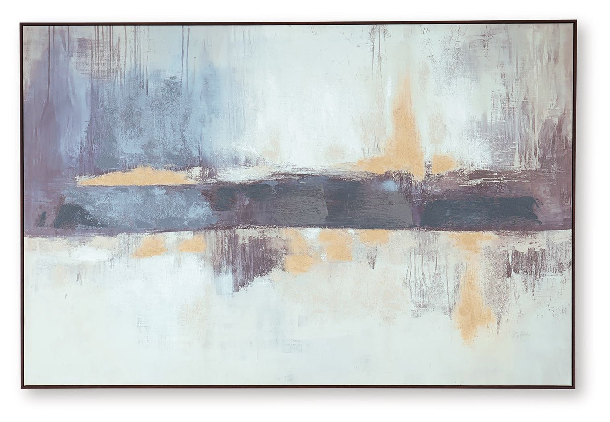 Gatesford - Wall Art - Blue / White / Tan - Signature Design by Ashley® - 3