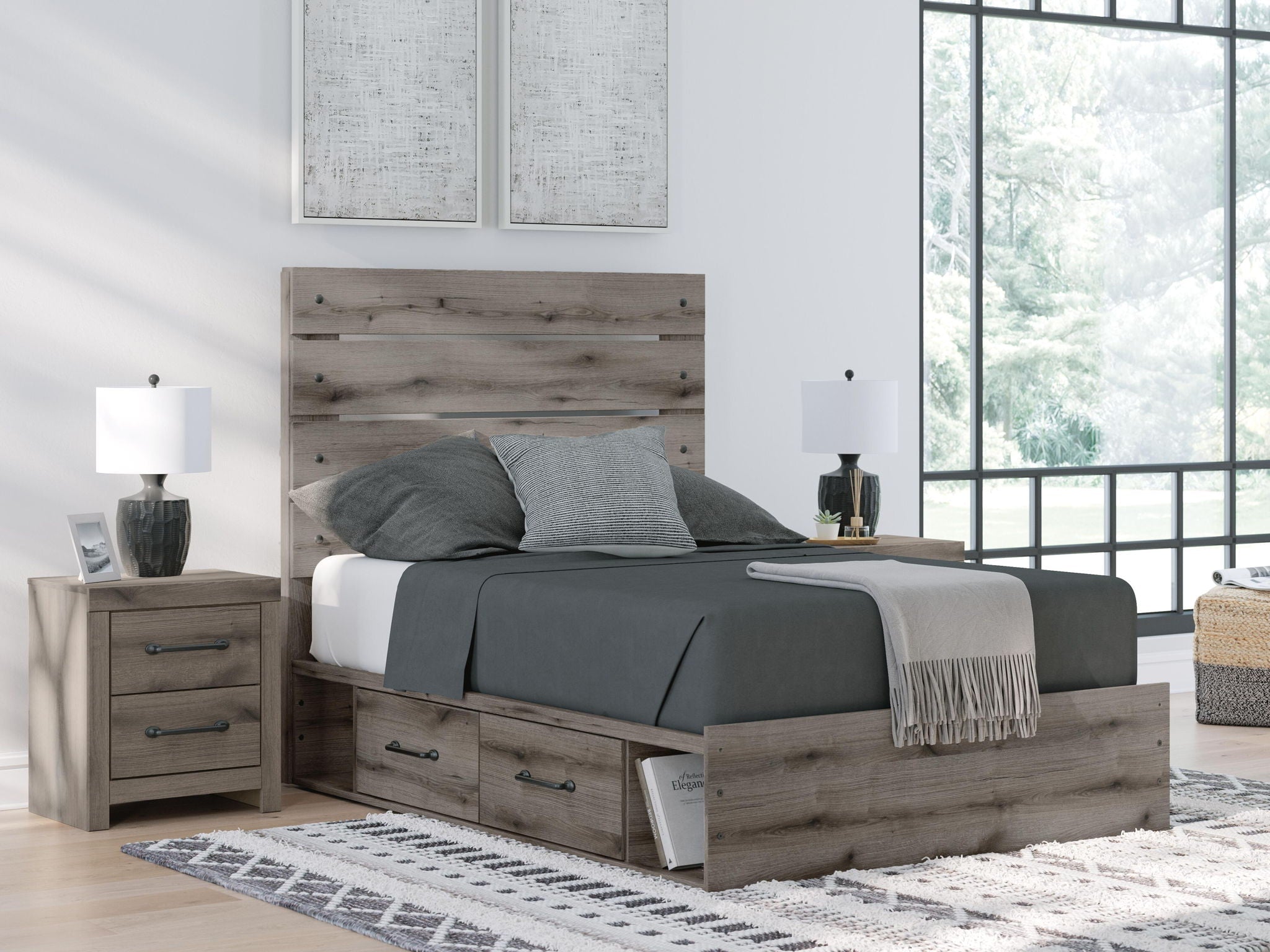 Graystorm - Panel Bed With Storage - Signature Design by Ashley® - 6