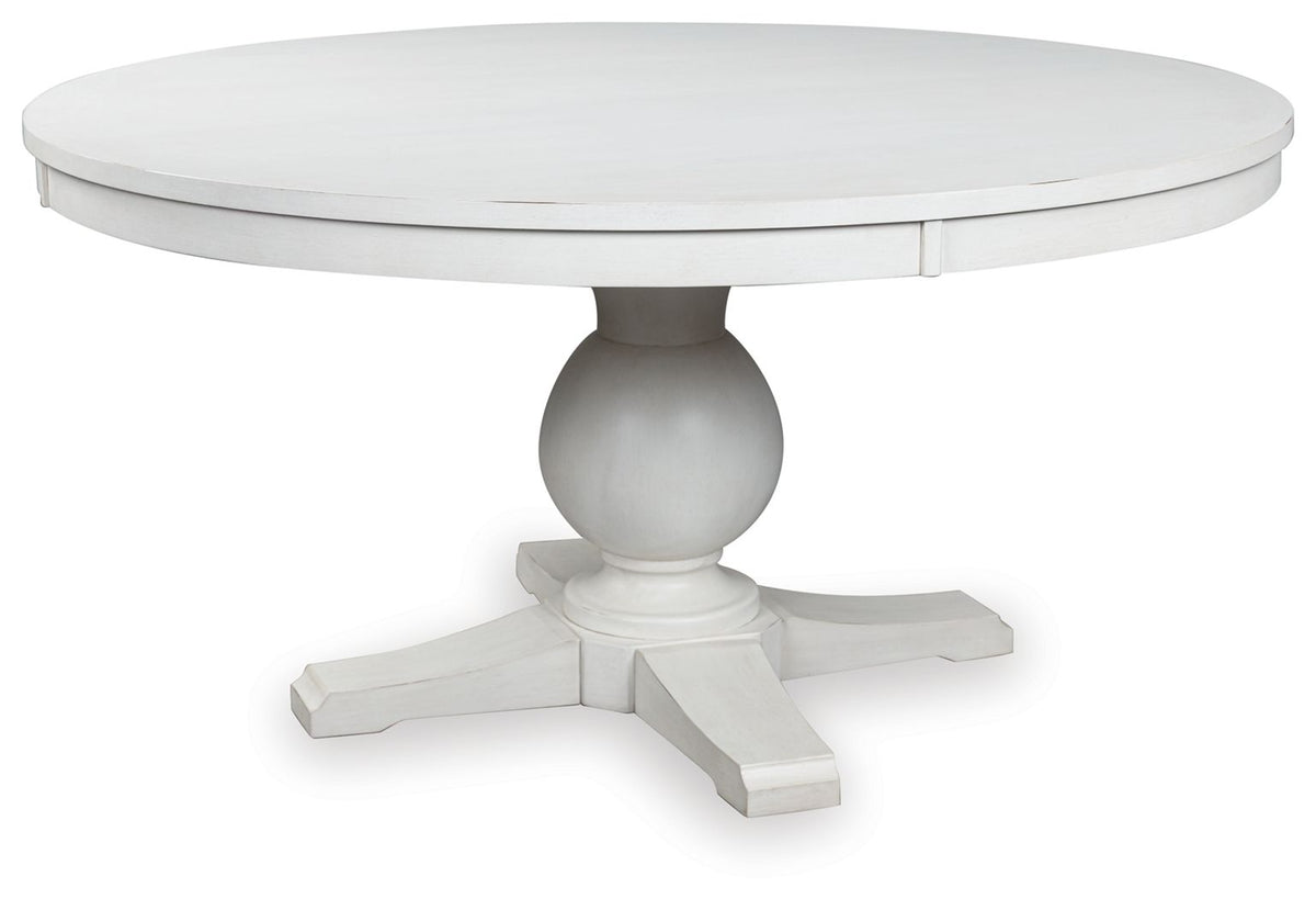 Greddinton - Round Dining Table Set - Black Chairs - Signature Design by Ashley® - 8