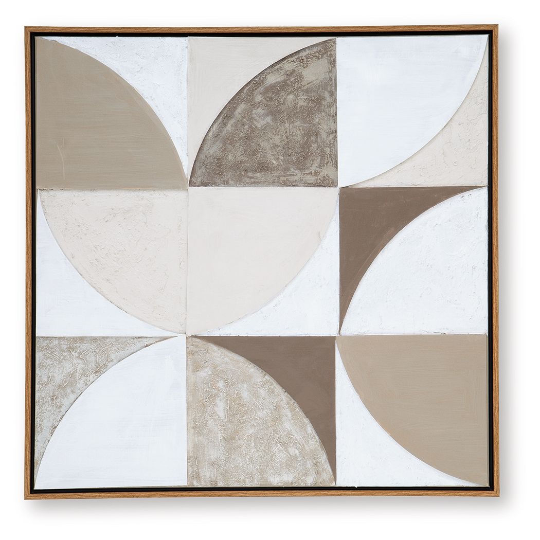 Harelman - Wall Art - Tan / Taupe / White - Signature Design by Ashley® - 5