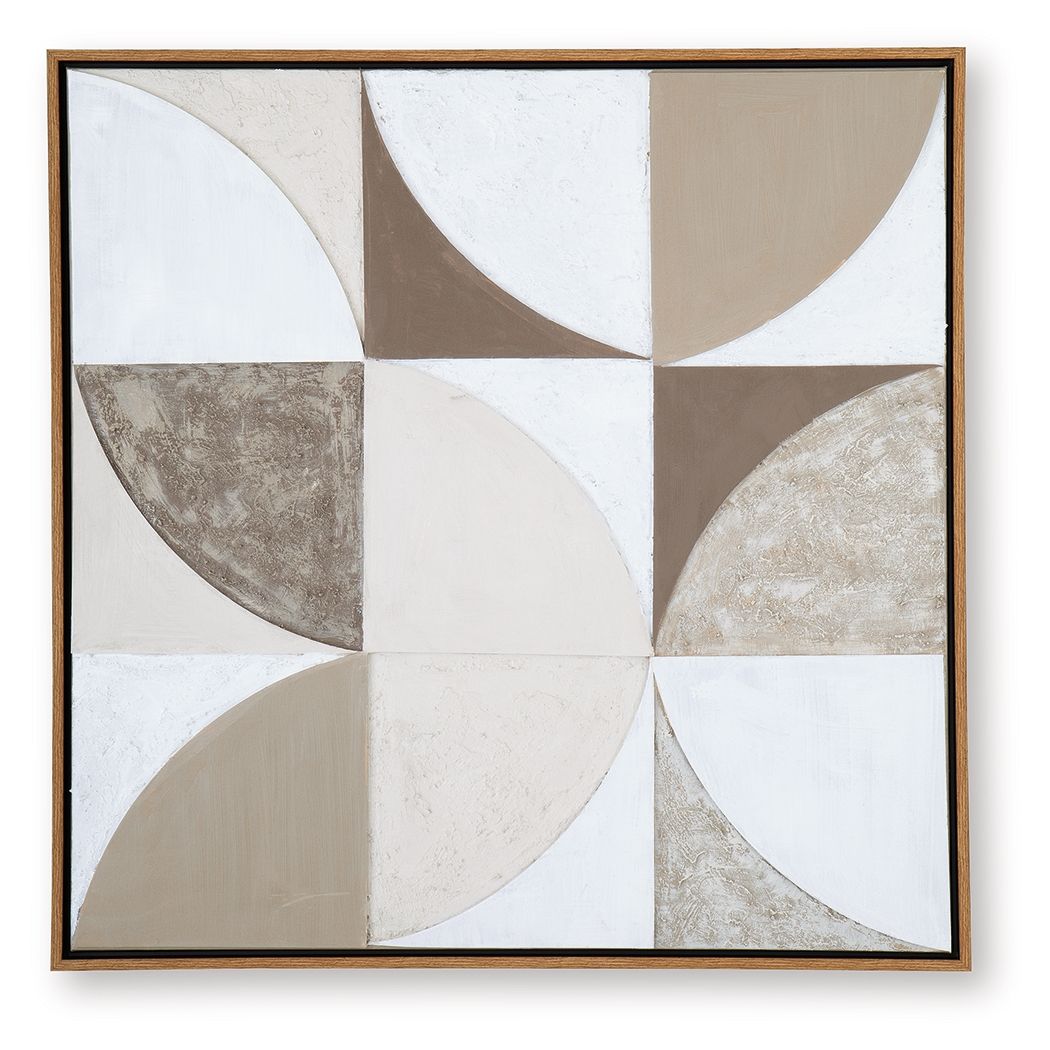 Harelman - Wall Art - Tan / Taupe / White - Signature Design by Ashley® - 9