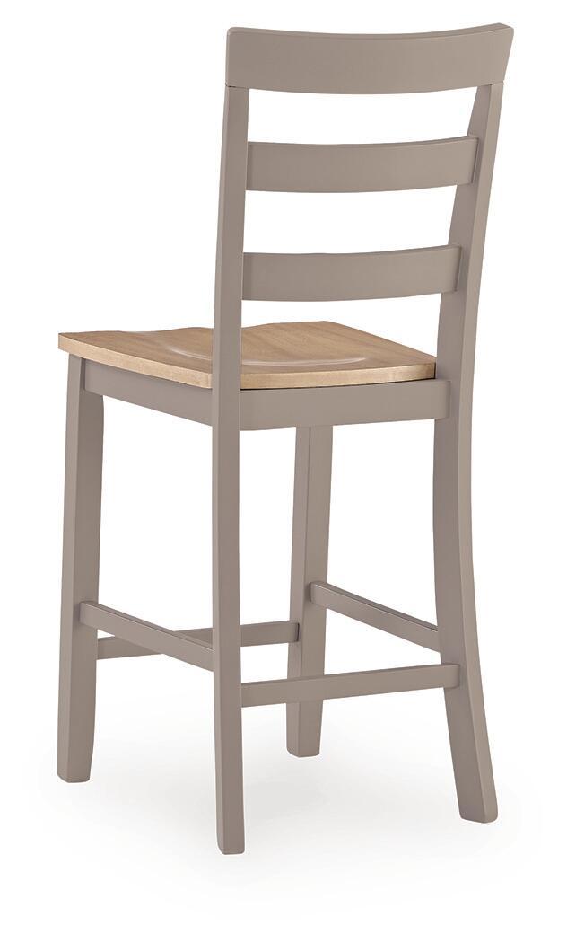 Harperfeld - 5 Pc. - Dining Table And 4 Barstools - Natural / Gray - Signature Design by Ashley® - 8