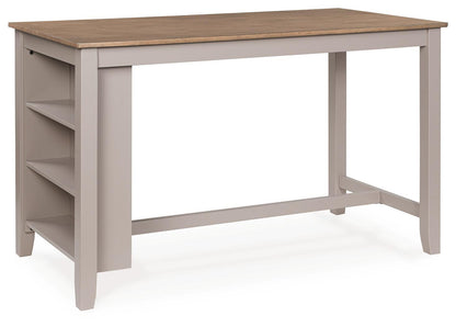 Harperfeld - 5 Pc. - Dining Table And 4 Barstools - Natural / Gray - Signature Design by Ashley® - 9
