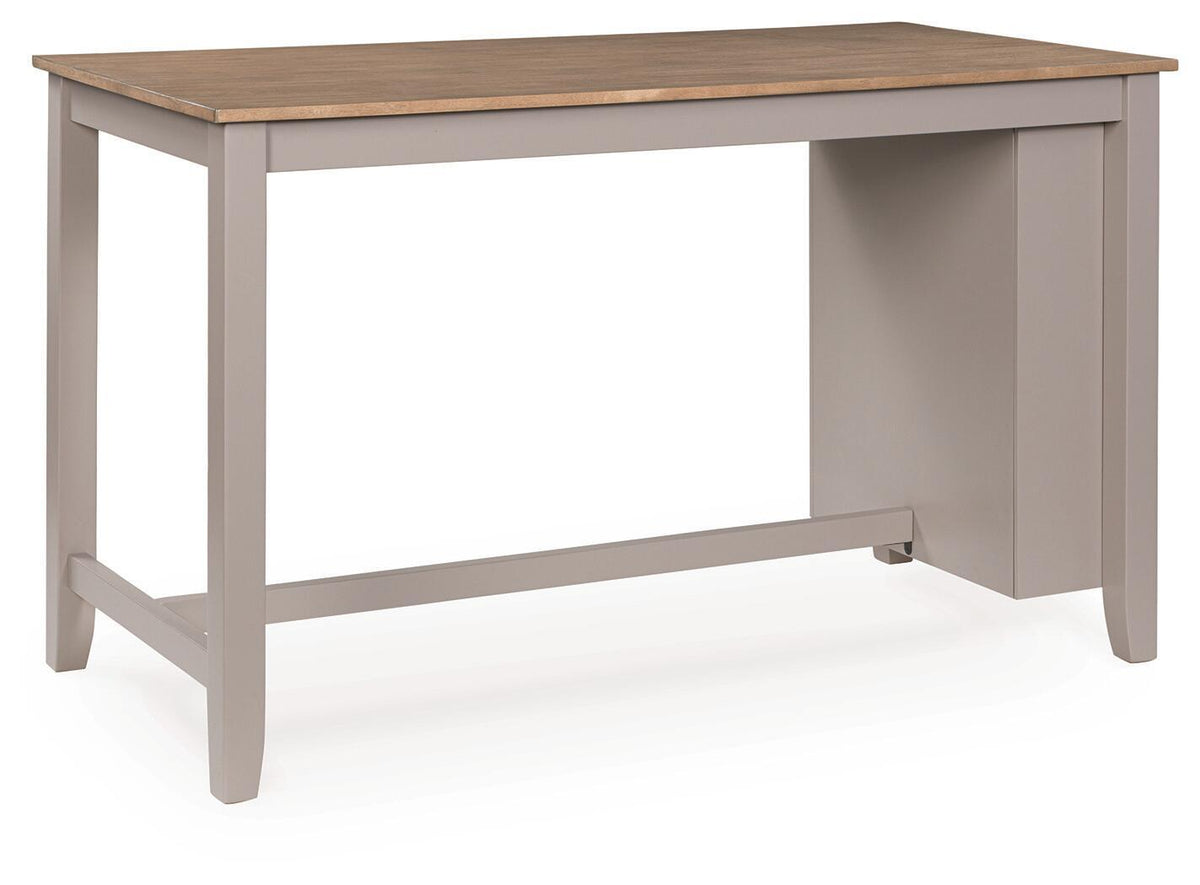 Harperfeld - 5 Pc. - Dining Table And 4 Barstools - Natural / Gray - Signature Design by Ashley® - 7