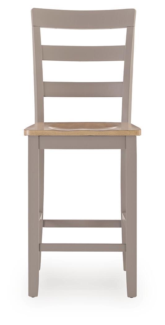 Harperfeld - 5 Pc. - Dining Table And 4 Barstools - Natural / Gray - Signature Design by Ashley® - 5