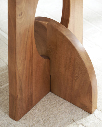 Hollbourne - Accent Table - Brown - Signature Design by Ashley® - 3