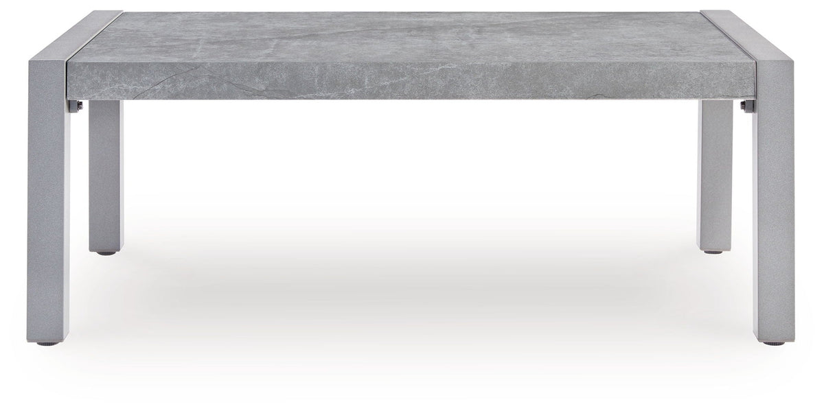 Hurley Park - 4 Pc. - Outdoor Sofa, 2 Lounge Chairs And Coffee Table - Gray - Signature Design by Ashley® - 5