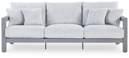 Hurley Park - 4 Pc. - Outdoor Sofa, 2 Lounge Chairs And Coffee Table - Gray - Signature Design by Ashley® - 2