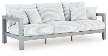 Hurley Park - 4 Pc. - Outdoor Sofa, 2 Lounge Chairs And Coffee Table - Gray - Signature Design by Ashley® - 4