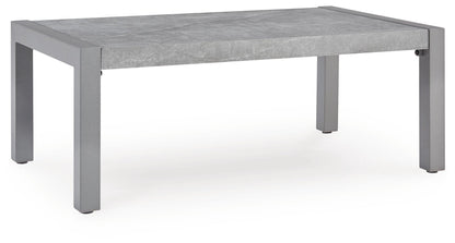 Hurley Park - 4 Pc. - Outdoor Sofa, 2 Lounge Chairs And Coffee Table - Gray - Signature Design by Ashley® - 8