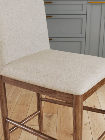 Isanti - Upholstered Barstool (Set of 2) - Light Brown - Millennium® by Ashley - 2