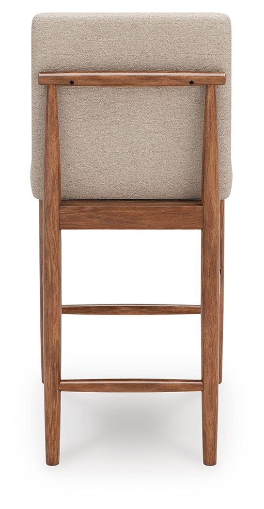 Isanti - Upholstered Barstool (Set of 2) - Light Brown - Millennium® by Ashley - 5