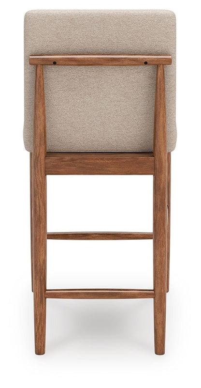 Isanti - Upholstered Barstool (Set of 2) - Light Brown - Millennium® by Ashley - 5