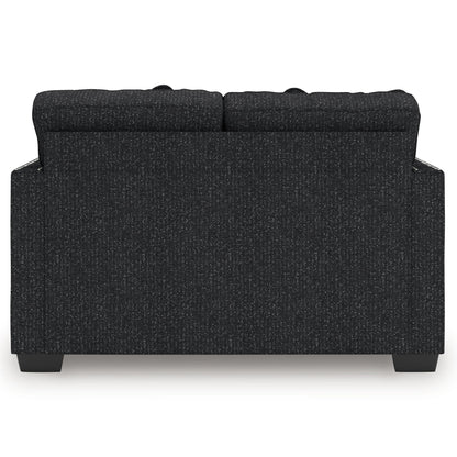 Jasmine Peaks - Loveseat - Coal - Benchcraft® - 4