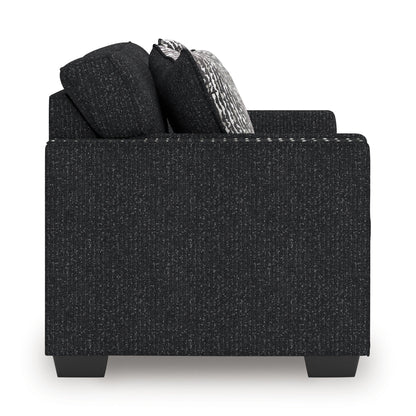 Jasmine Peaks - Loveseat - Coal - Benchcraft® - 8
