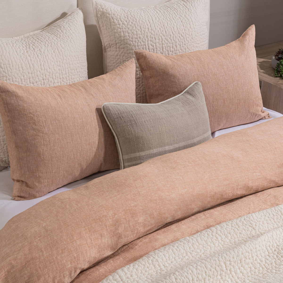 Jayson - Linen Cashmere 3 Piece Duvet Set - Villa - 17