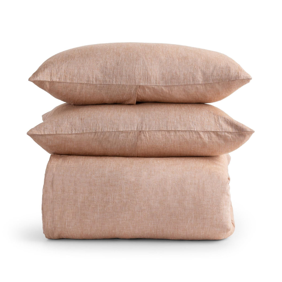 Jayson - Linen Cashmere Duvet King Set - Clay - Villa - 5