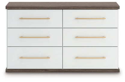 Kendanport - 3 Pc. - Dresser And 2 Nightstands - Brown / White - Signature Design by Ashley® - 8