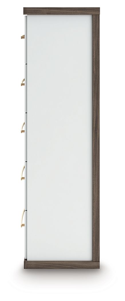 Kendanport - Five Drawer Chest - Brown / White - Signature Design by Ashley® - 4
