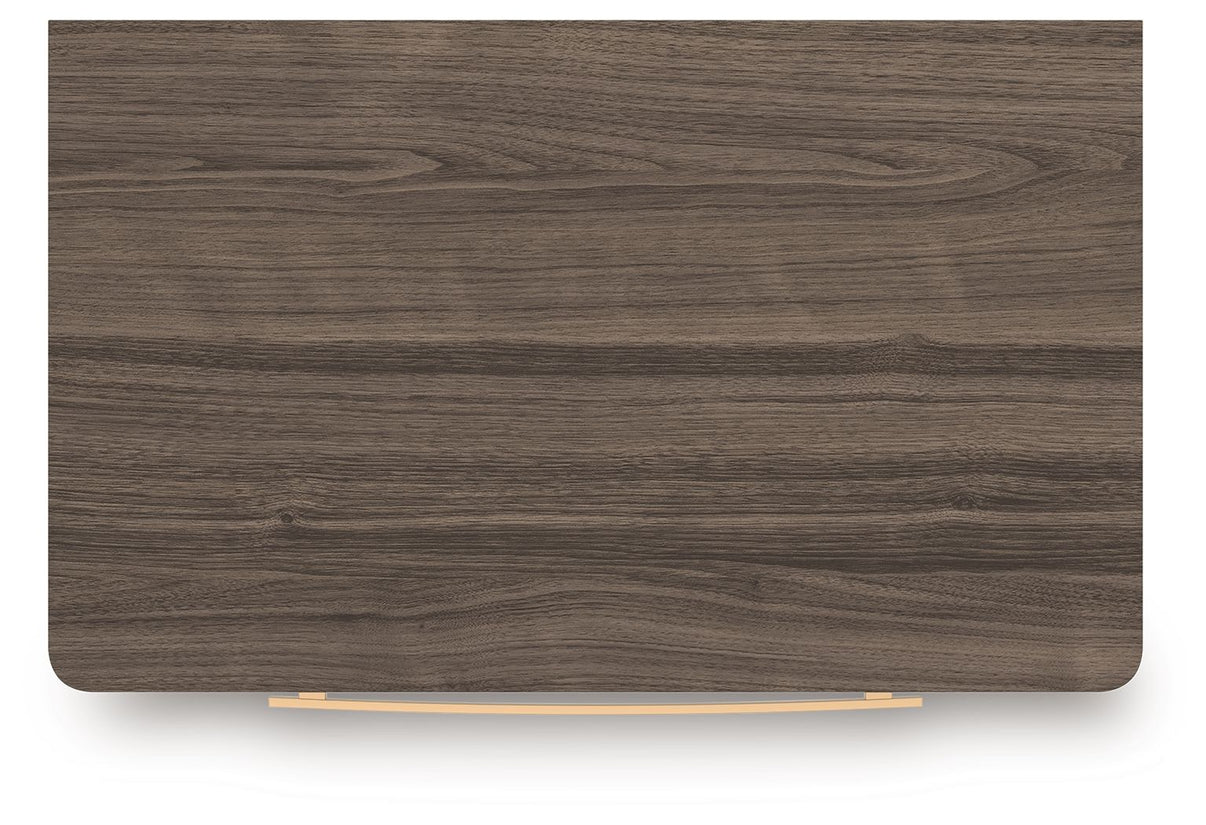 Kendanport - Two Drawer Night Stand - Brown / White - Signature Design by Ashley® - 9